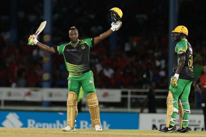 Russell scored the fastest-ever CPL hundred [source: cplt20.com]