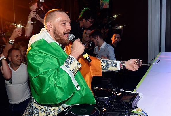 Conor McGregor After-Fight Party And Wynn Nightlife Residency Debut, Encore Beach Club At Night In Wynn Las Vegas