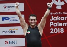 Moradi breaks long-standing weightlifting world record