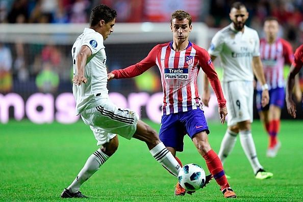 Griezmann and Varane looked far from their best on the night
