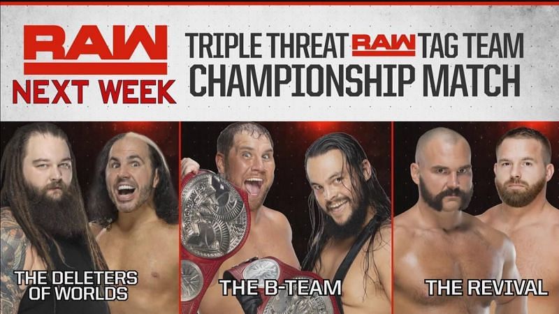 Which team will walk away as the Raw Tag Team Champions?