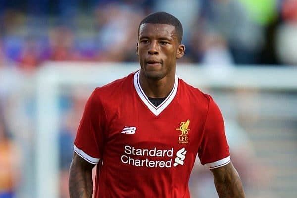 Gini Wijnaldum looks set to begin the league campaign on the pitch.