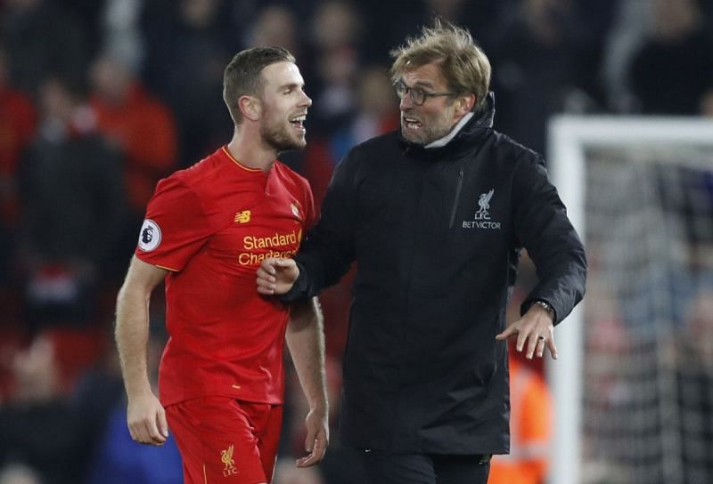 Henderson moved to #6 role under Klopp