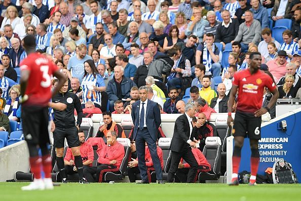 Brighton 3-2 Manchester United: 5 areas where Jose Mourinho lost the battle to Chris Hughton's side