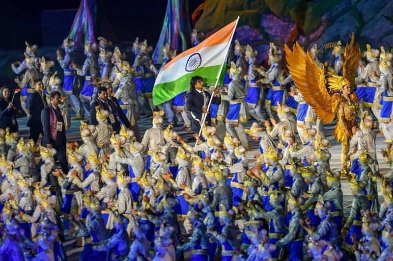 Neeraj Chopra was India&#039;s flag-bearer at the opening ceremony