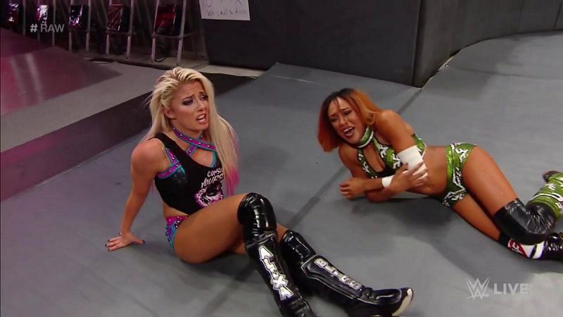 Alicia Fox and Alexa Bliss were on the back foot this week on Raw 