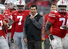 The Latest: Ohio State opens practice without Meyer