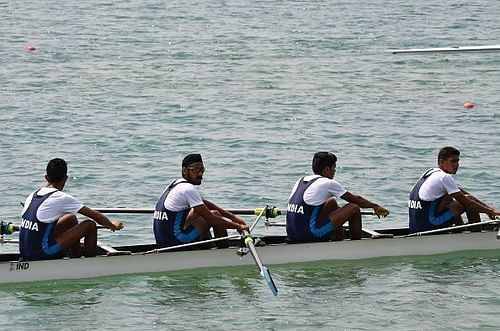 Indian Men's Quadruple Sculls team