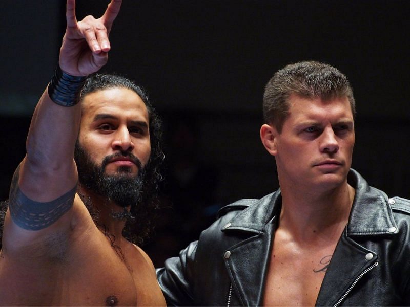 Tama Tonga with Cody Rhodes