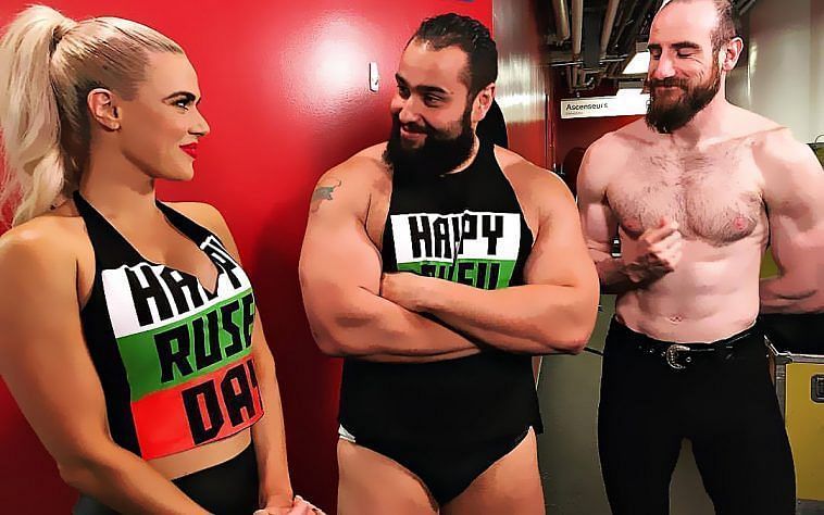 Lana, Rusev and Aiden English comprise one of the most over groups in WWE, that is Rusev Day