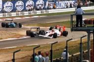 The turning point of the 1988 Italian Grand Prix, when Ayrton Senna collided with