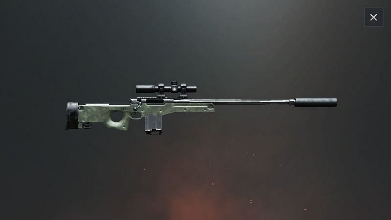 The AWM sniper rifle