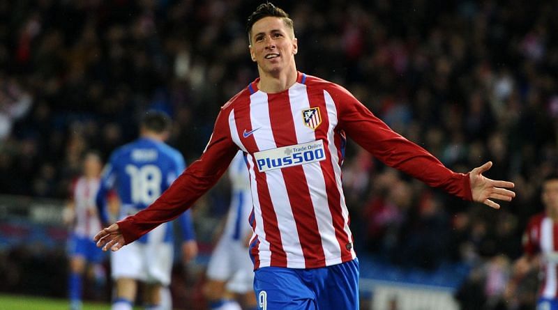 Torres captained Atletico Madrid aged 19