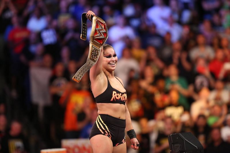 Ronda Rousey won the Raw Women&#039;s Championship at SummerSlam 