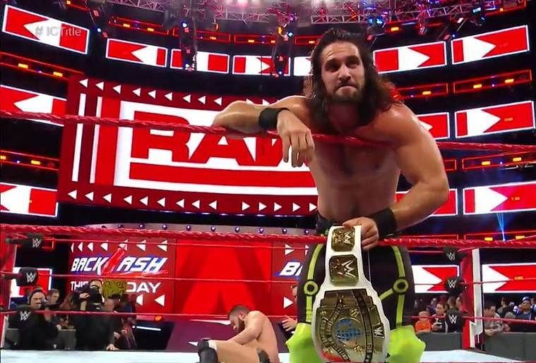 Image result for wwe rollins wins ic title