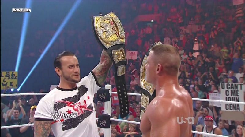 CM Punk made his return to prove he was the only WWE champion in 2011