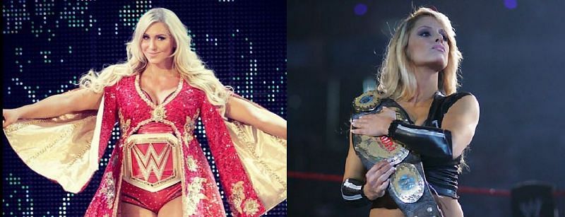 WWE have to be leading to a match between Trish Stratus and Charlotte in the future 