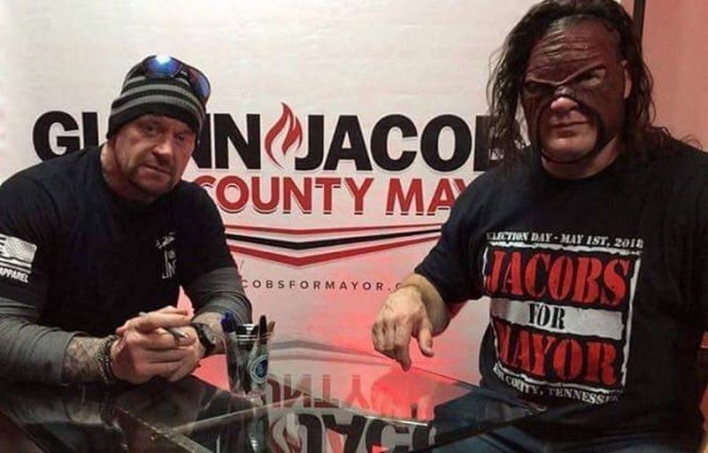The Undertaker is good friends in real-life with fellow WWE big man Kane