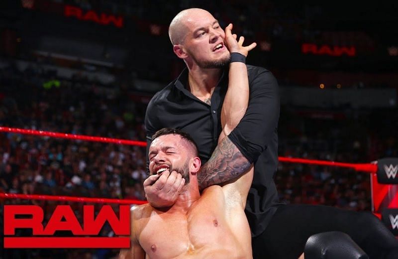 Baron Corbin (right) defeated Finn Balor (left), and is now likely to wrestle WWE powerhouse Roman Reigns