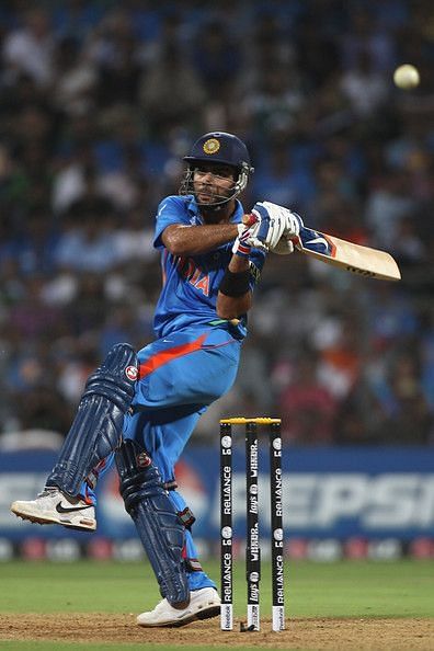 Virat pulls one during the ICC World Cup Final at Wankhede in Mumbai, on 2 April 2011. 