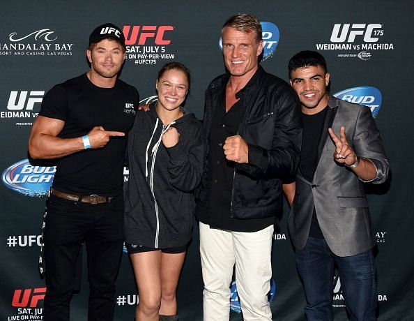 Celebrities Attend UFC 175 - Weidman v Machida