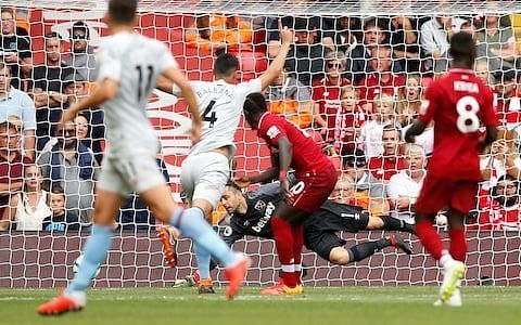 Sadio Mane scoring Liverpool&#039;s controversial third goal -&Atilde;&Acirc;&nbsp;Sadio Mane scoring Liverpool&#039;s controversial third goal &Atilde;&Acirc;&nbsp;