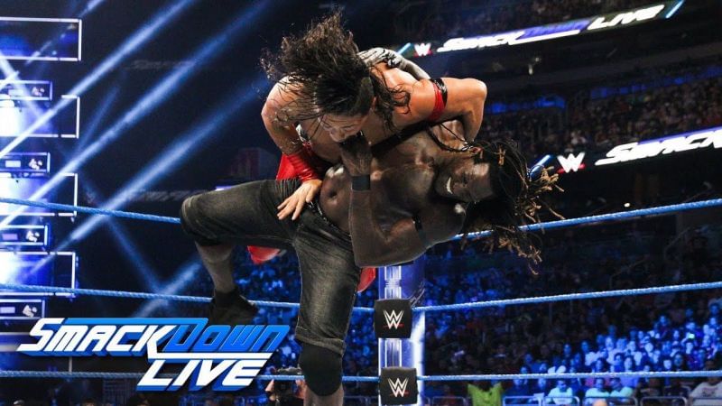 Image result for wwe smackdown r truth vs shinsuke