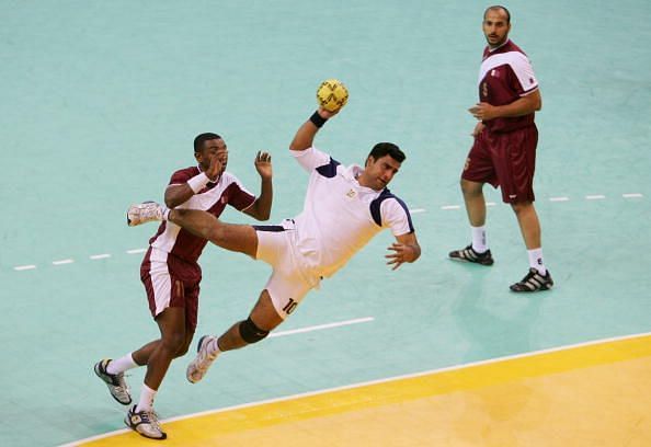 15th Asian Games Doha 2006 Handball: Qatar v India