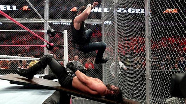 Ambrose and Rollins had one of the best hell in a cell matches of all time 