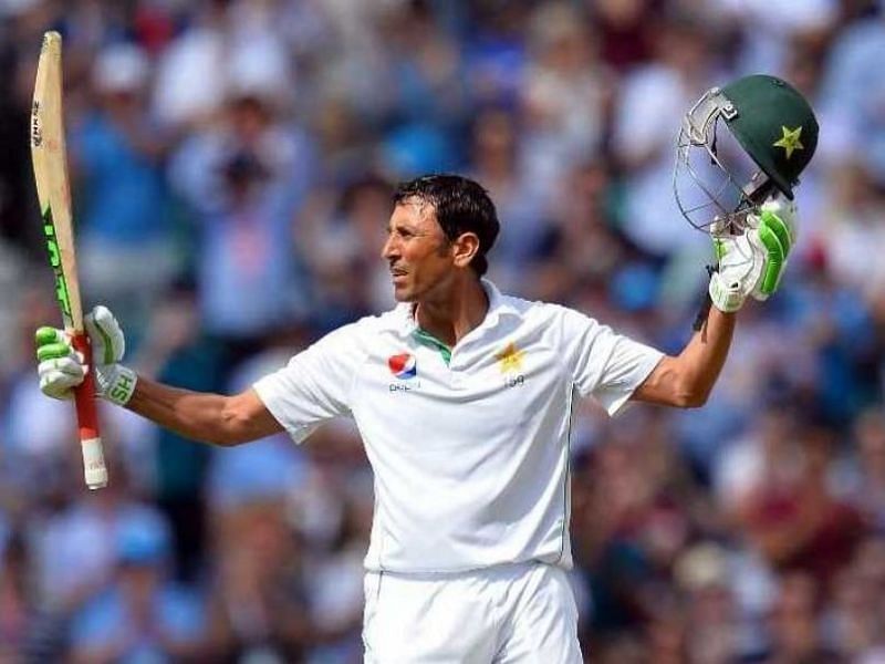 Image result for younis khan double 100 vs england