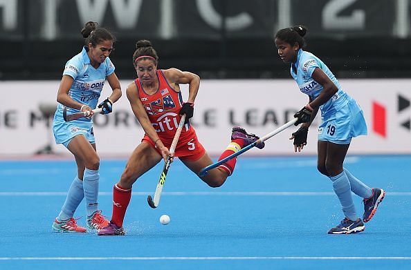 India v USA - FIH Womens Hockey World Cup