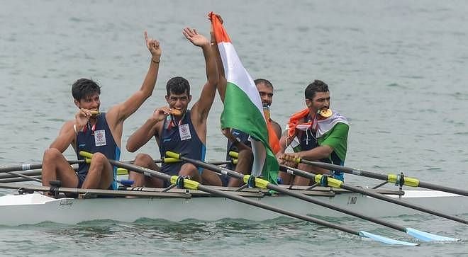 India won their first Gold in Rowing at the 2018 Asian Games