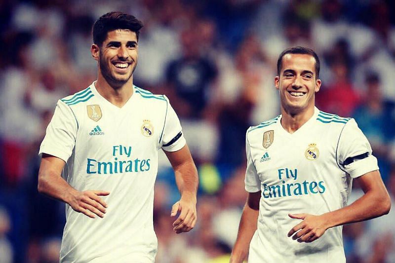 Marco Asensio and Lucas Vasquez.