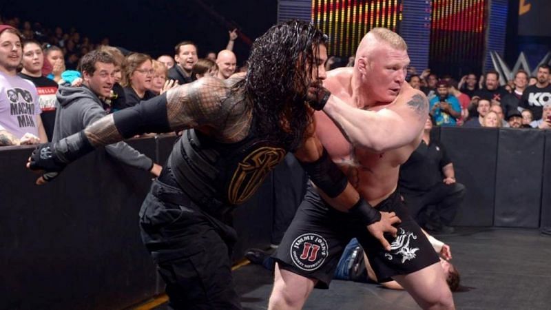 Reigns and Lesnar