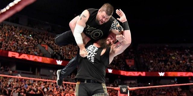Image result for wwe kevin owens vs braun strowman summerslam