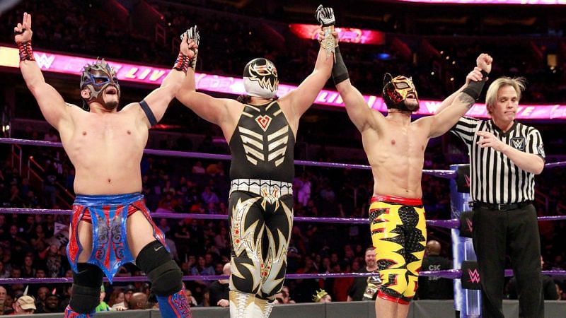 Doing good lucha things on 205 Live