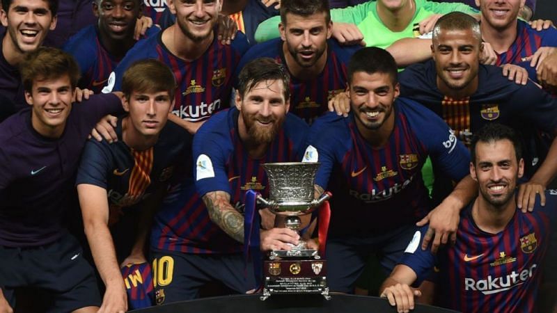 Barcelona beat Sevilla for a 13th Spanish Supercup title