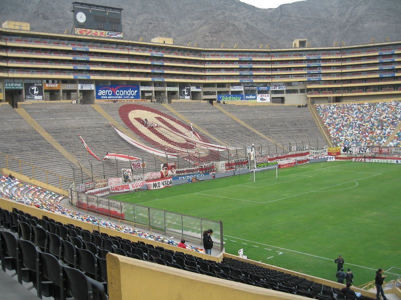 Interior view of the stadium