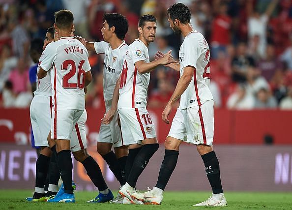 Sevilla v Ujpest - UEFA Europa League Second Qualifying Round: 1st leg