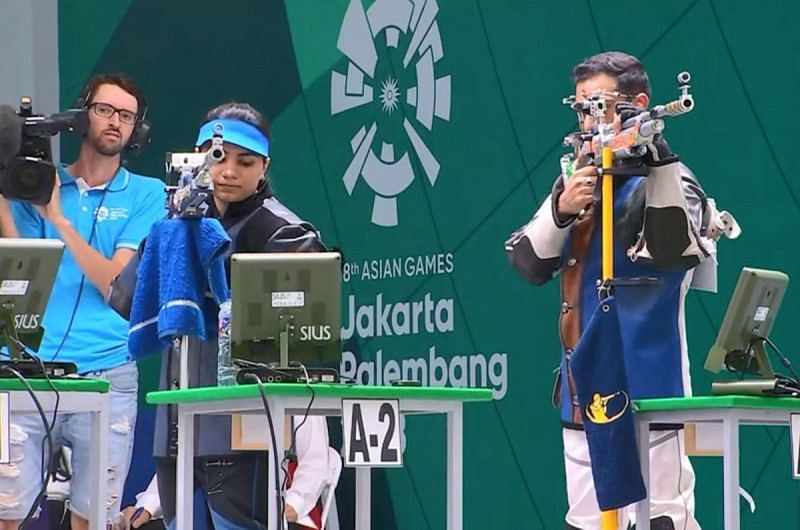 Apurvi Chandela and Ravi Kumar bag Bronze in the 10m Air Rifle Mixed Team event to open the medals tally for India.