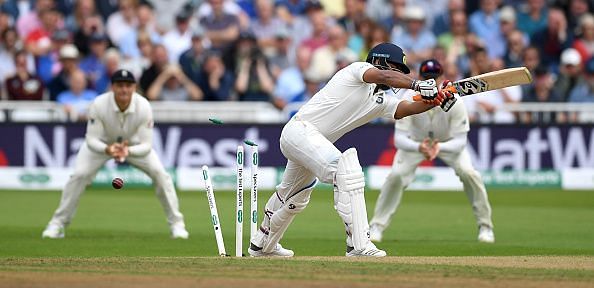 When Virat Kohli gave it back to Stuart Broad for sledging Rishabh Pant