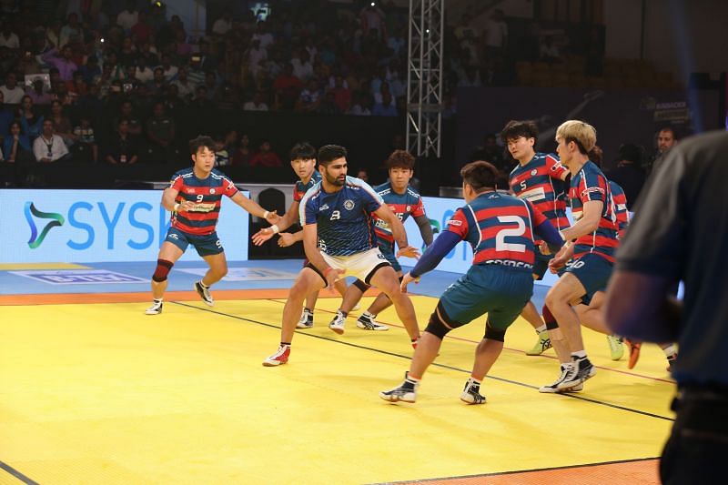 Despite a late comeback by India, Korea managed to hold on.