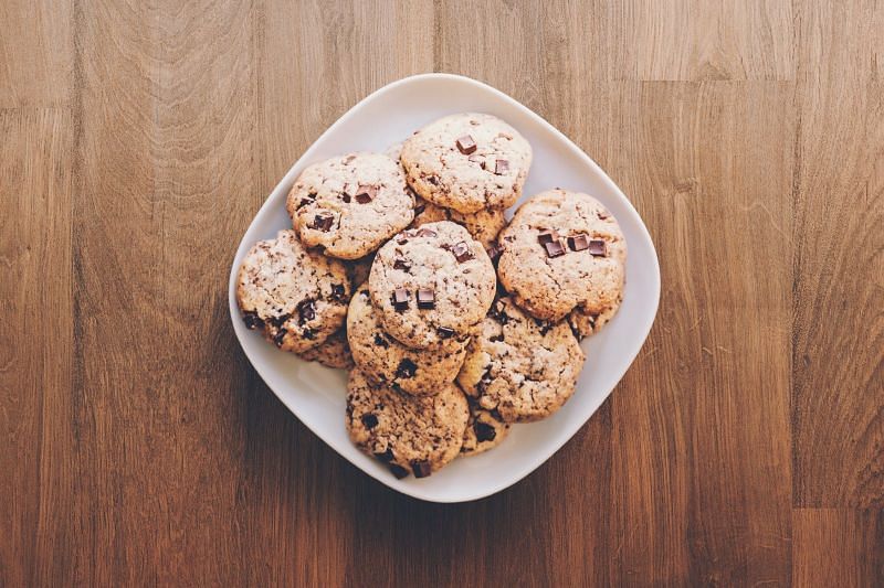 Banana Oatmeal Choco Chip Cookies