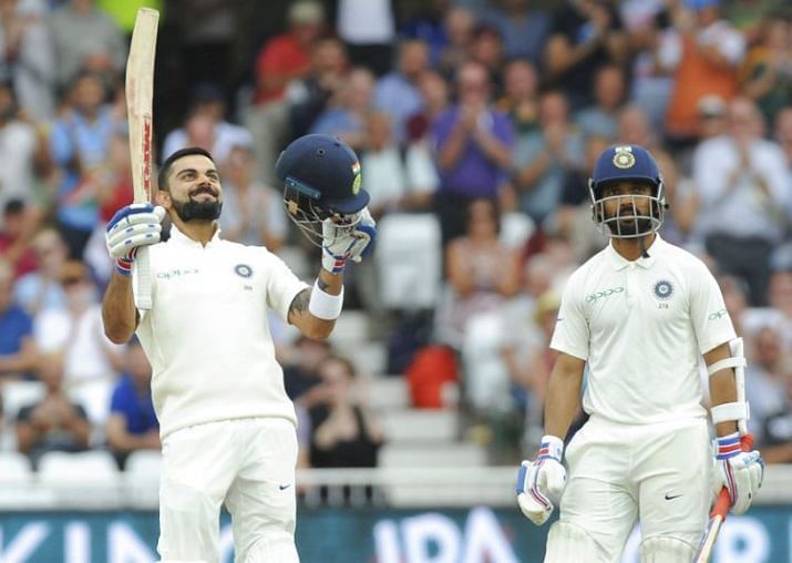 Virat Kohli: Amassed 200 runs in a test for the second time in this series