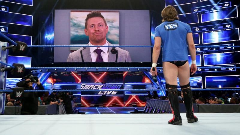 Miz claims he carried Bryan on his back since he was a pro on NXT and that he made Bryan famous when he got in his face on Talking Smack.