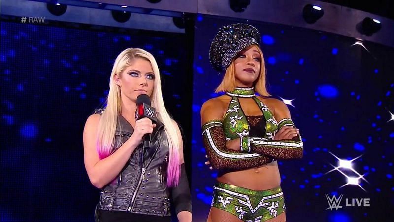 Alexa tripped over her words on Raw