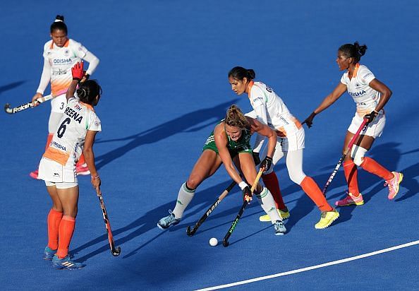 Ireland v India - FIH Womens Hockey World Cup Quarter Final