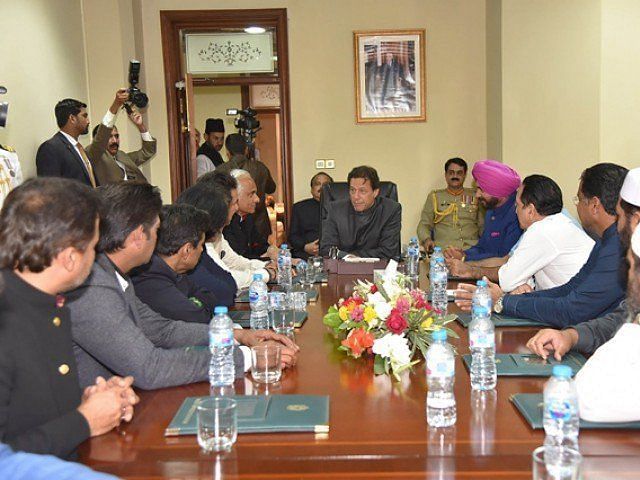 Imran Khan after swearing in as the new Pak PM - Photo by AFP