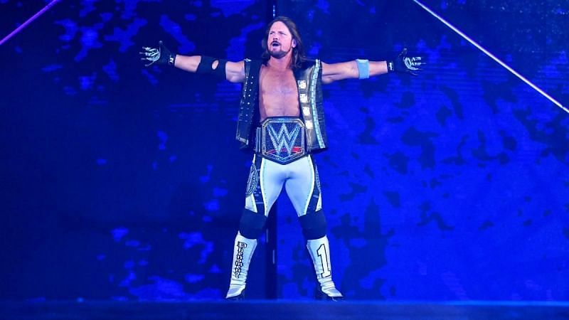 This is AJ Styles' second reign as WWE champion