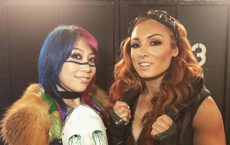 WWE SmackDown Live Superstars Asuka and Becky Lynch are excellent wrestlers
